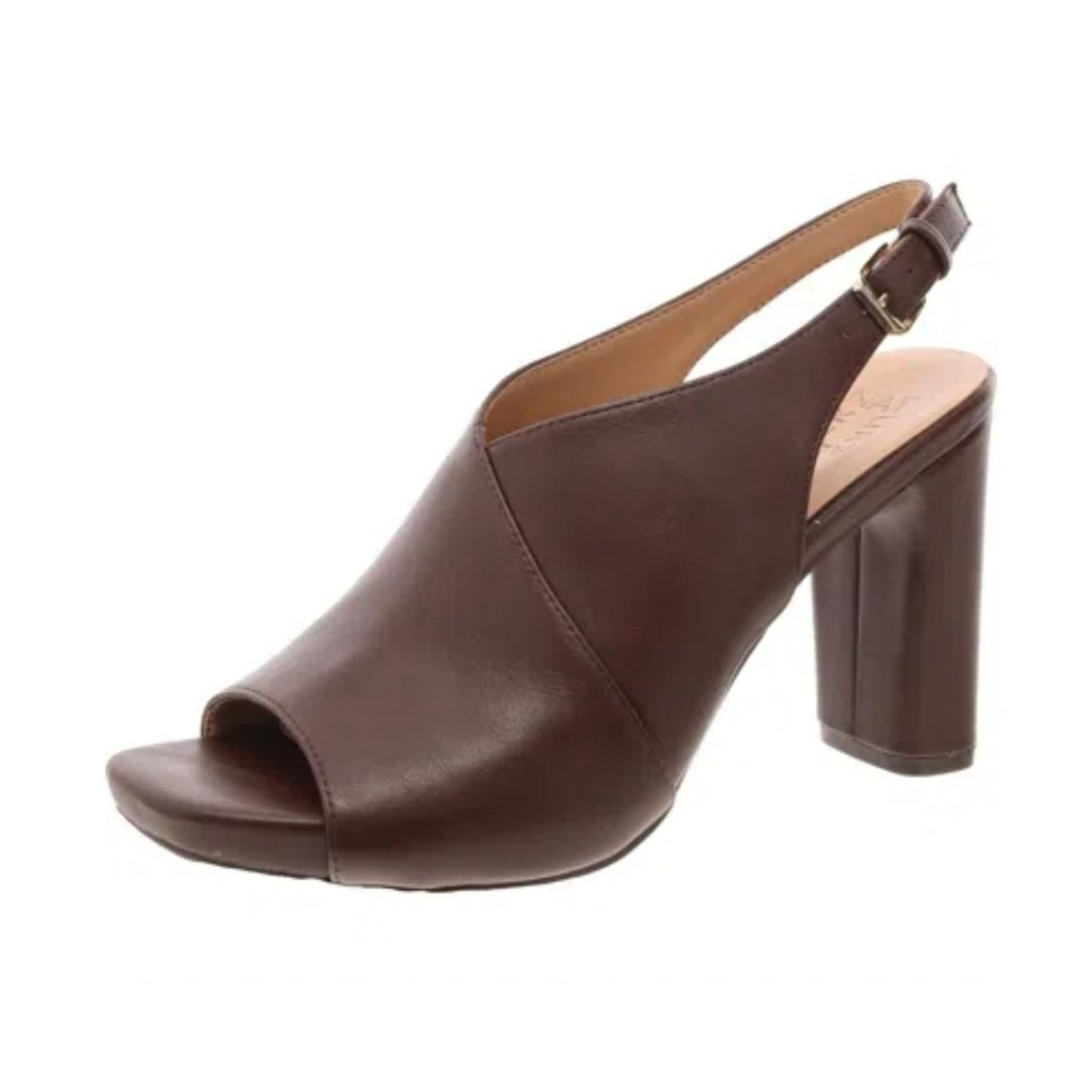Naturalizer Women's Mason Sling Back Mule Sandals - 8 WIDE Brown - Picture 5 of 16